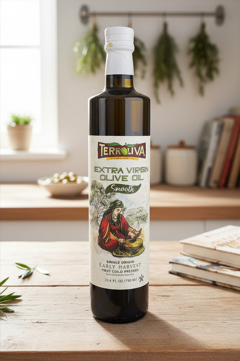 SMOOTH EXTRA VIRGIN OLIVE OIL 25.4 OZ (750 ML)