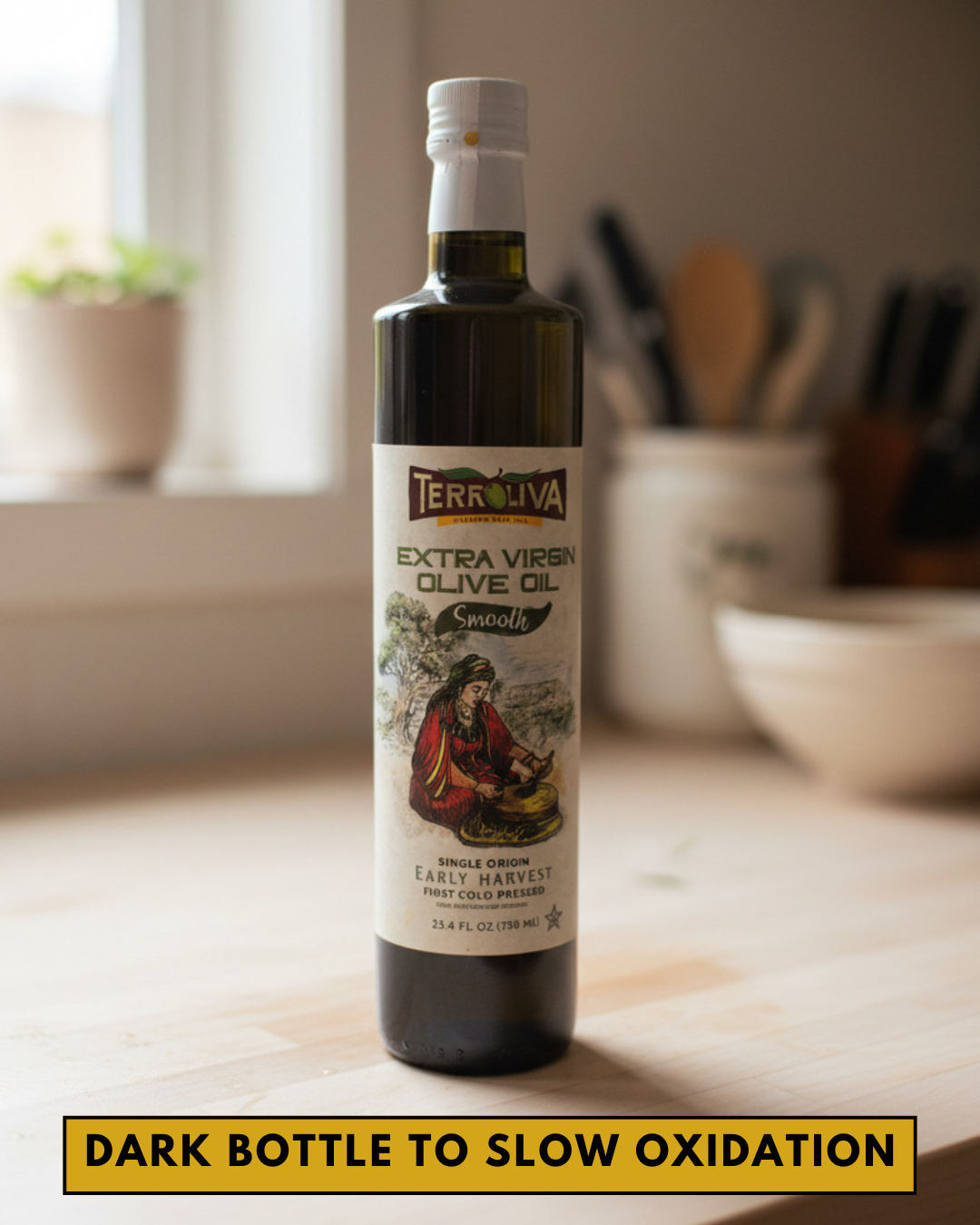 SMOOTH EXTRA VIRGIN OLIVE OIL 25.4 OZ (750 ML)